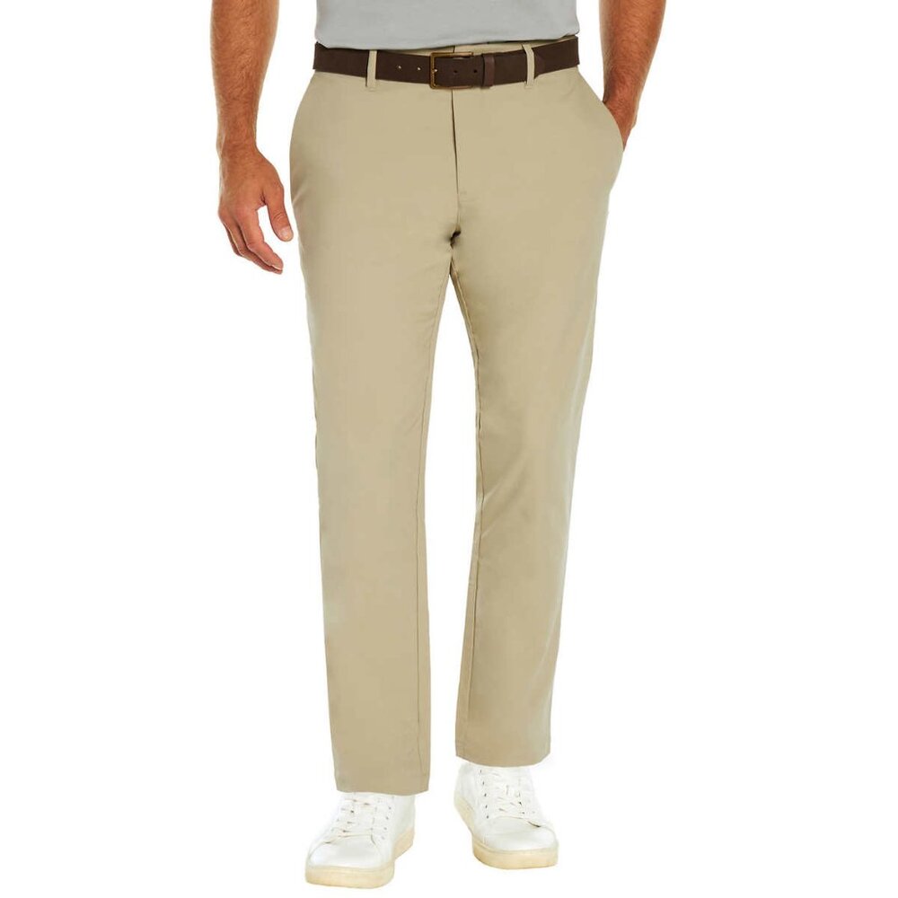 - Banana Republic Men's Flat Front Pant Features: Slim Fit Stretc…